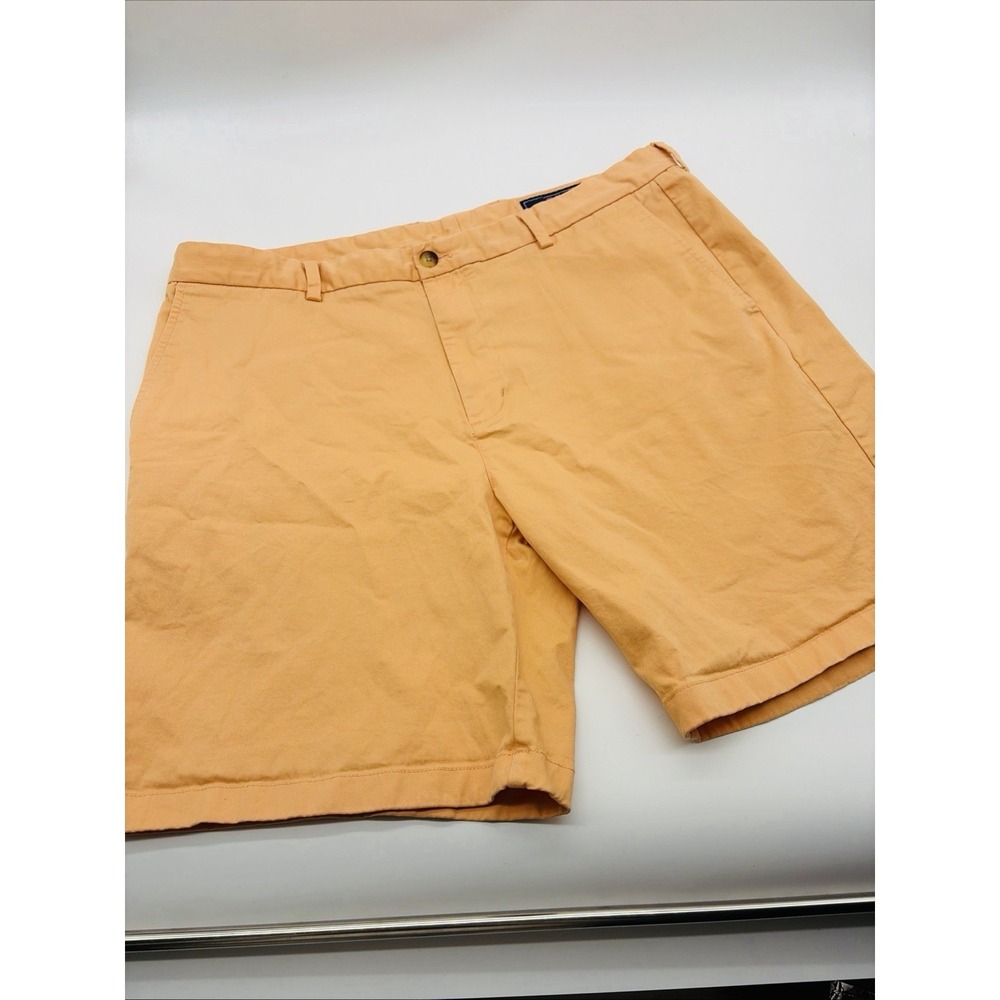 Vineyard Vines Breaker Shorts Mens Size 40‎ Orange Chino Cotton Beach